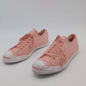Converse Jack Purcell Sz 10 Women's Pink Canvas Sneakers